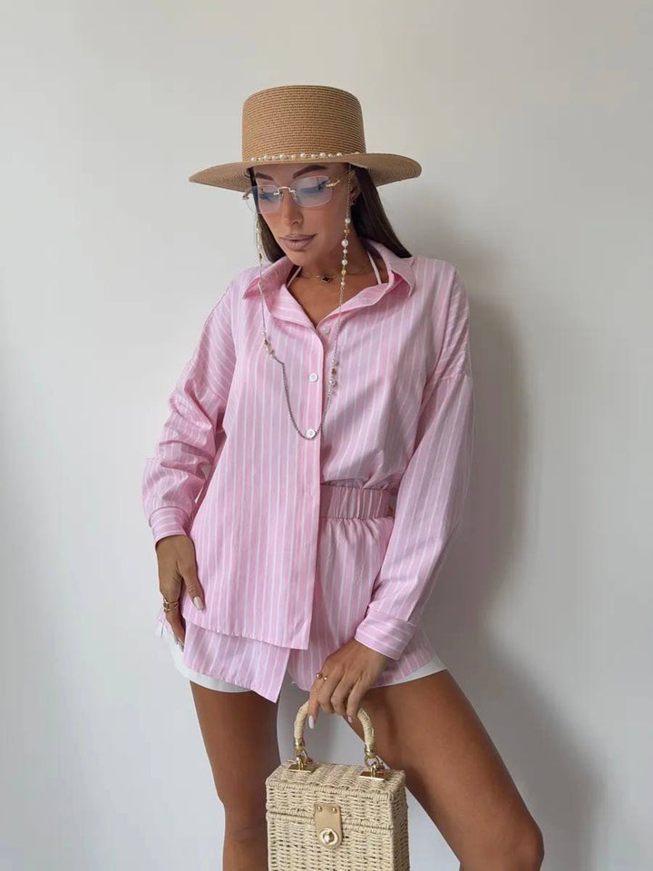 Pink cotton set “Muja”
