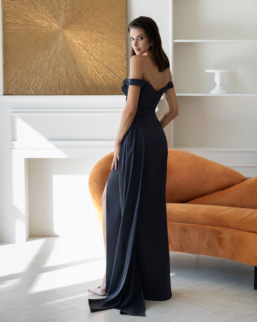 Black maxi dress “Oscata”