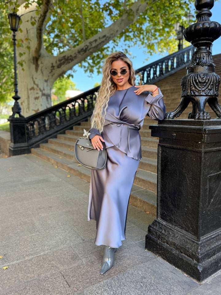 2 pieces purple set “Dalija”