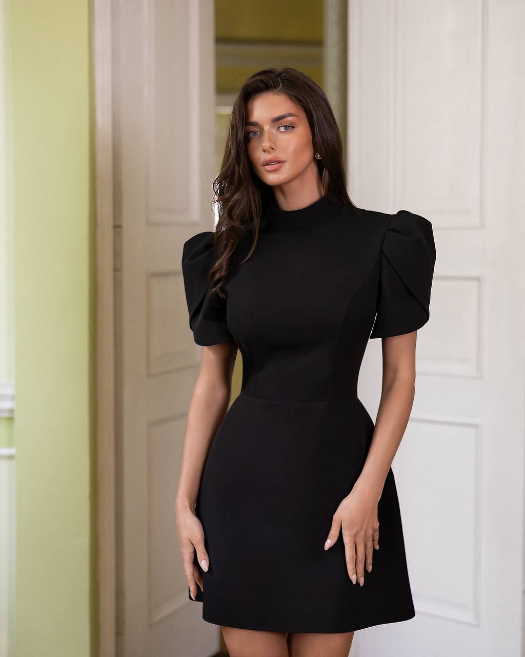 Black mini dress “Vermilia”