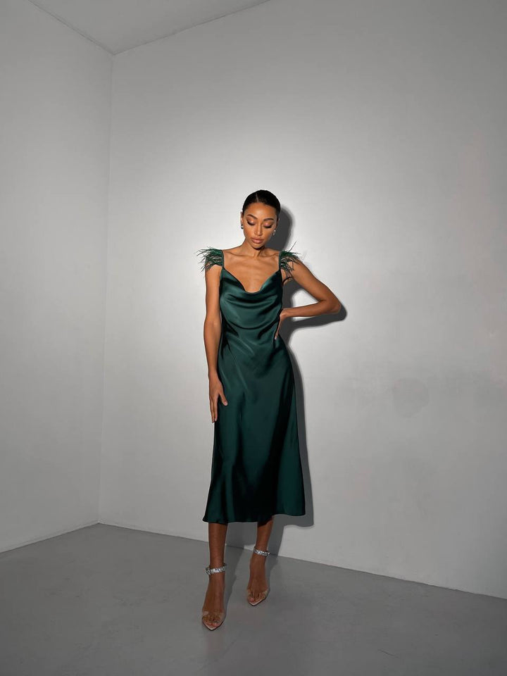 Emerald dress “Viata”