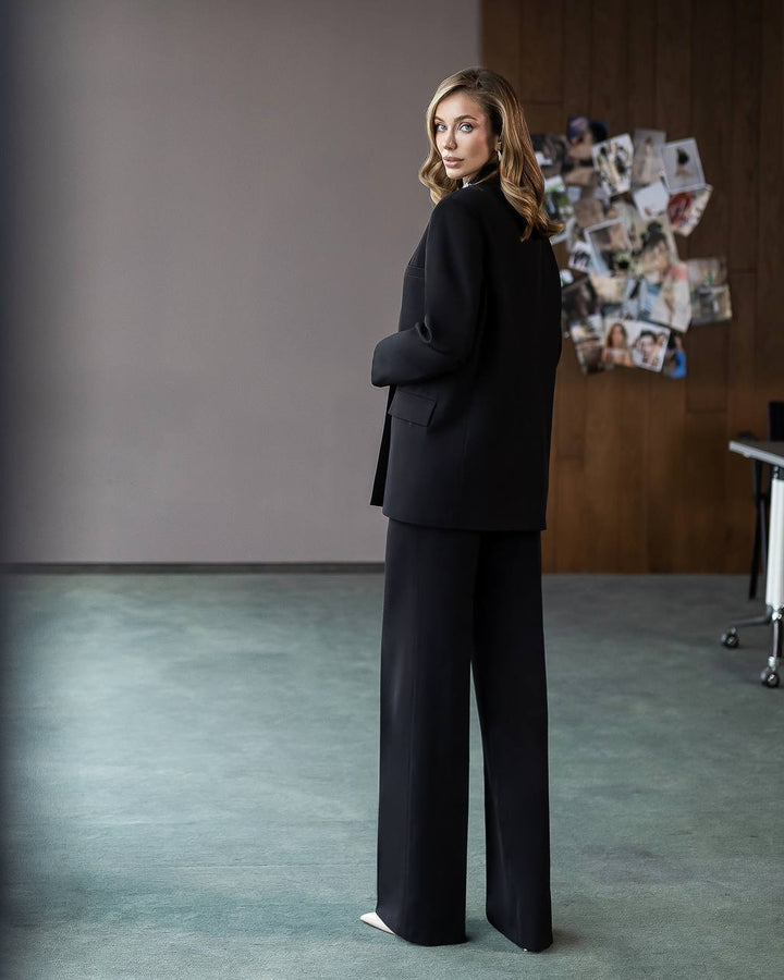 Black three piece suit "Ultra classy"