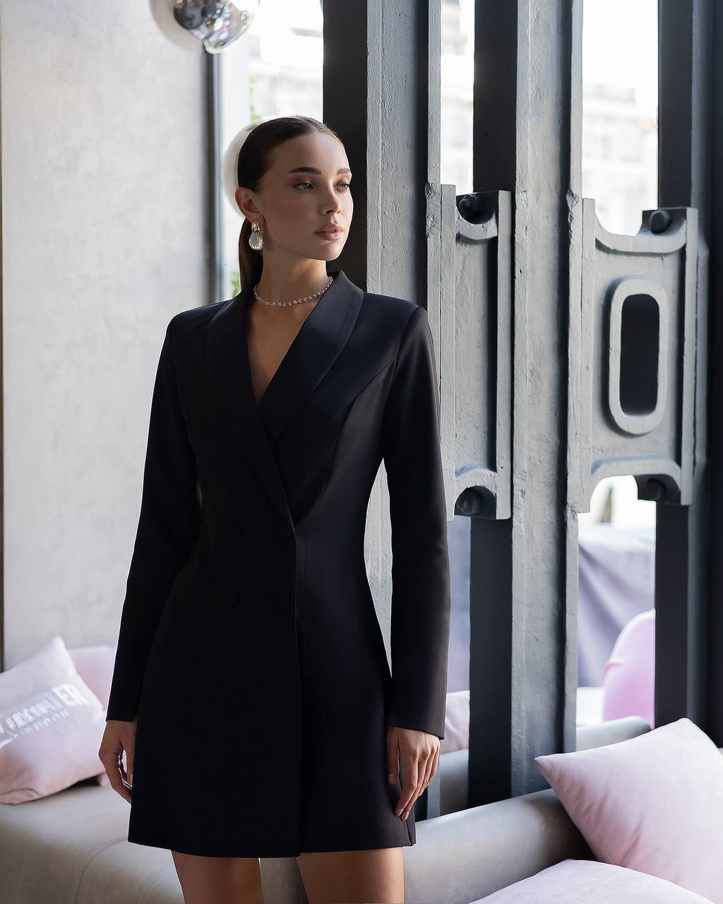 Black blazer dress “Matida”