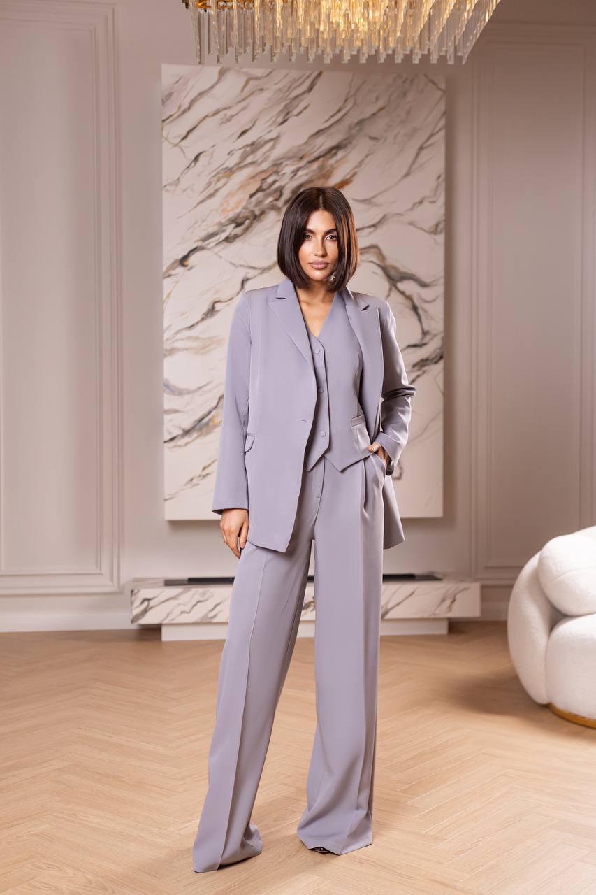 Grey three piece suit "Oversize classy"
