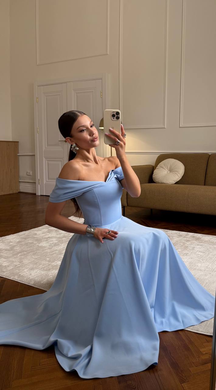Blue dress “Domeja”