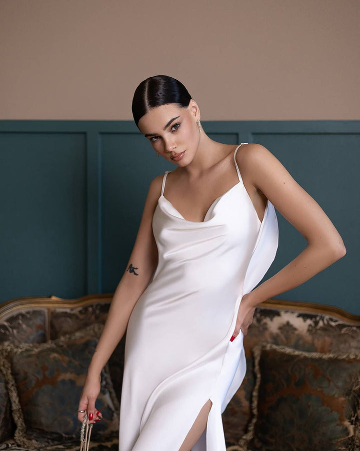 White color dress “Fatena”