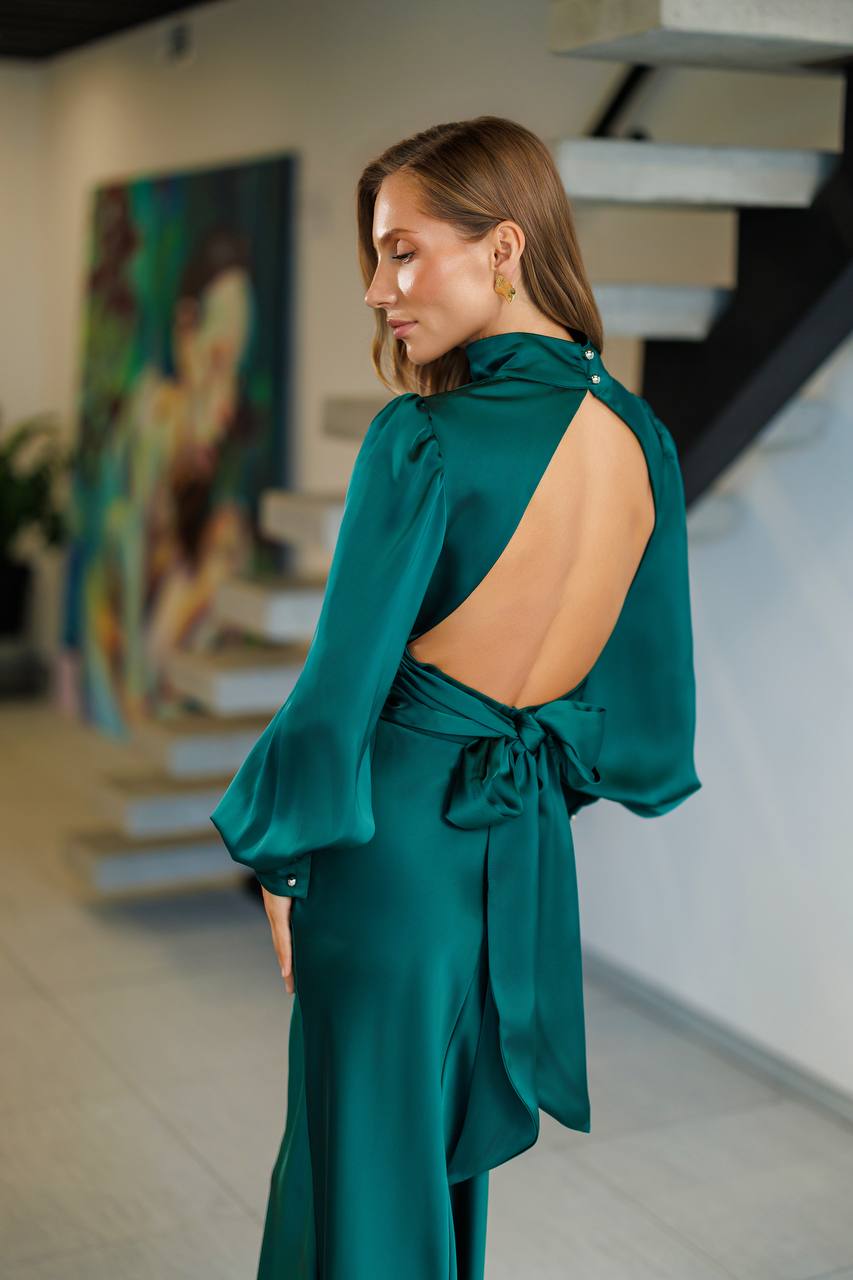 Emerald dress “Tilda”