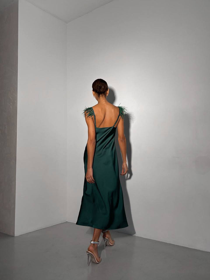 Emerald dress “Viata”