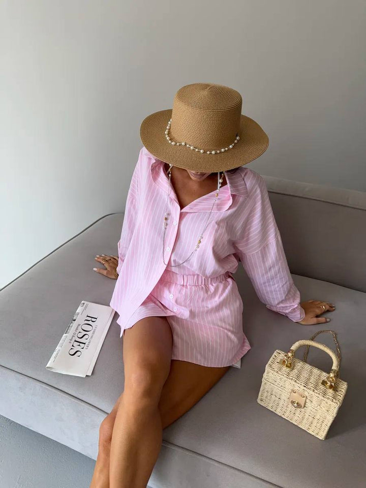Pink cotton set “Muja”