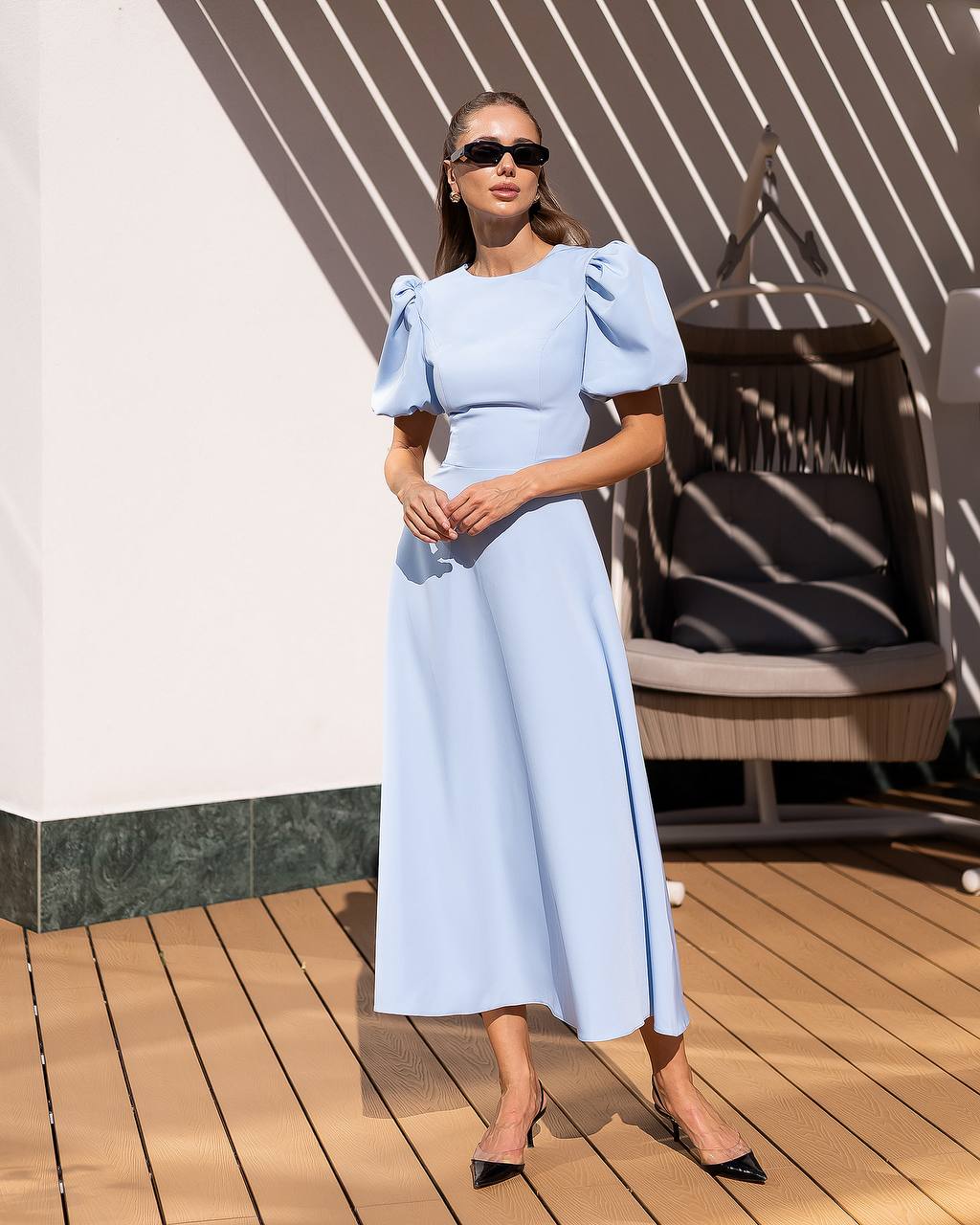 Blue dress “Leja”