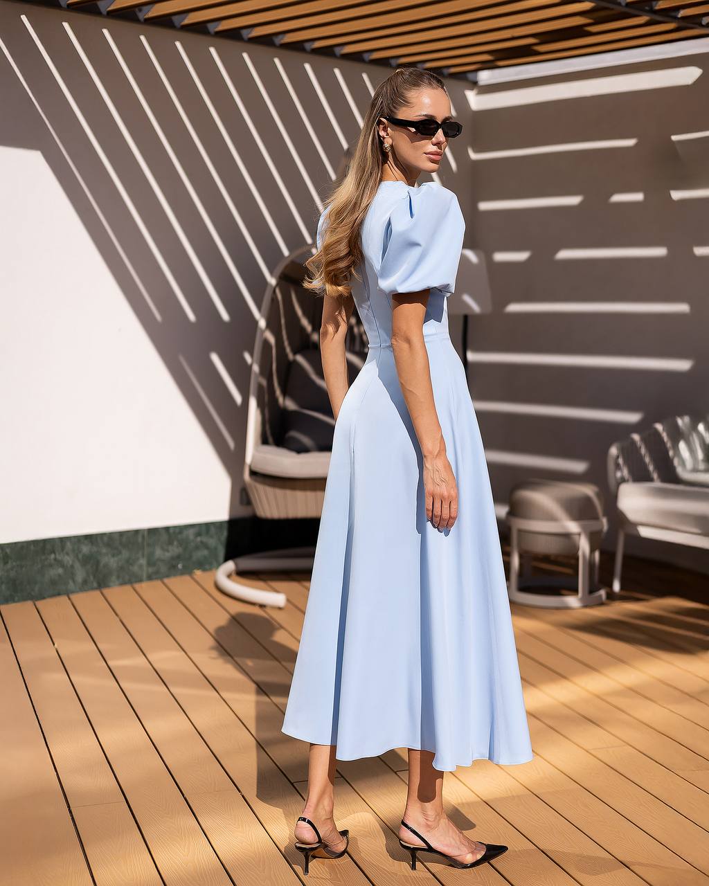 Blue dress “Leja”