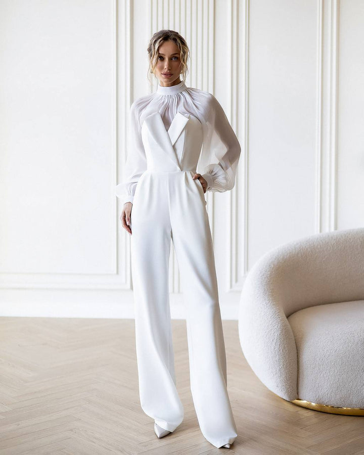 White jumpsuit "Flatera"