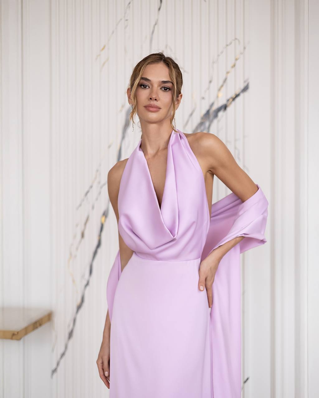 Pink maxi dress “Gija”