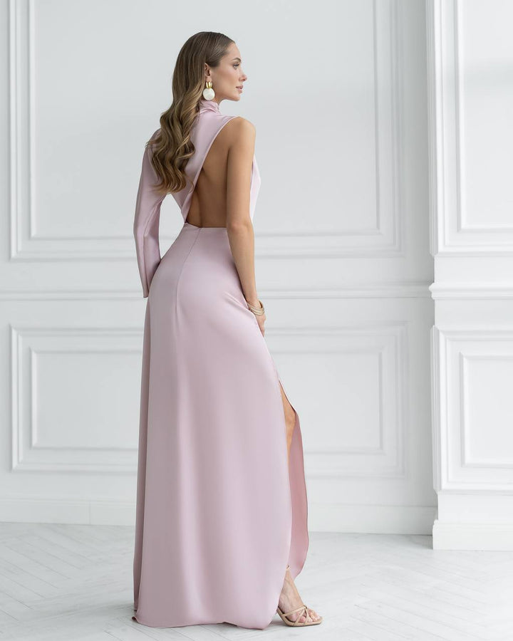 Maxi pink dress “Hela”