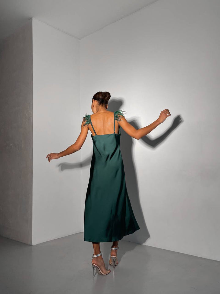 Emerald dress “Viata”