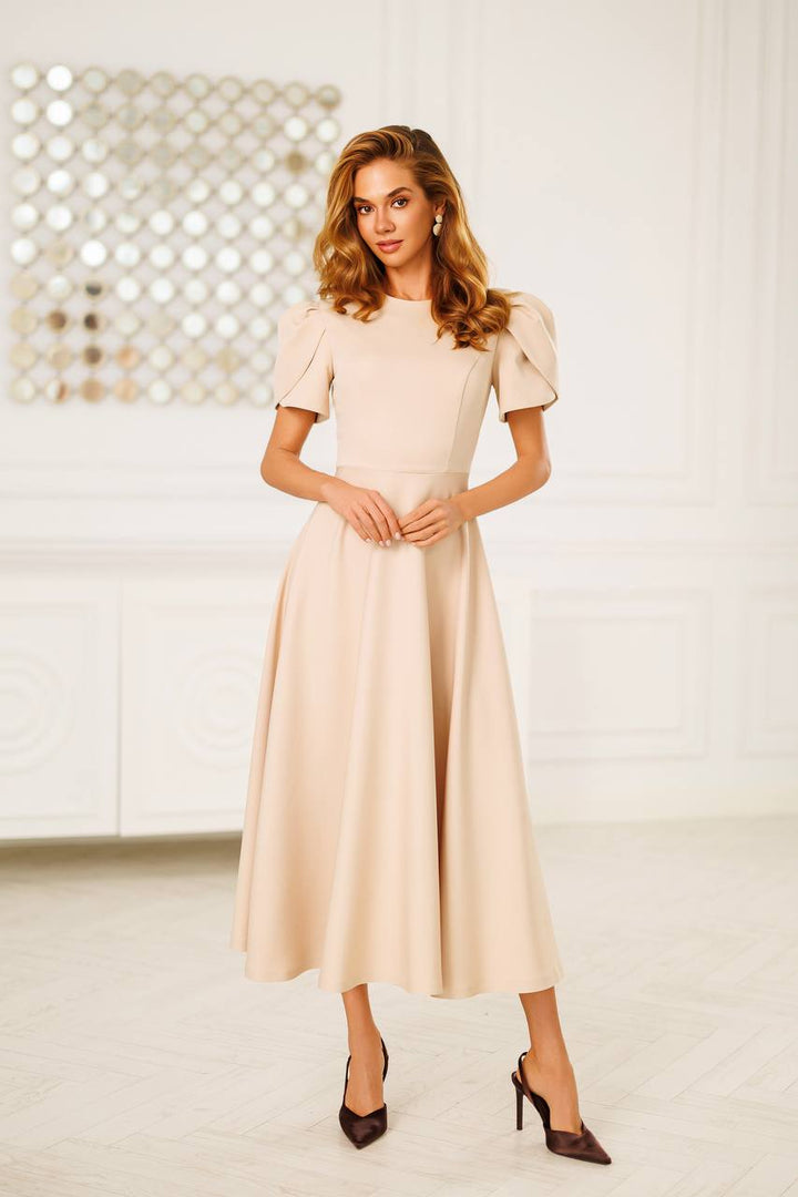 Nude color dress “Ameta”