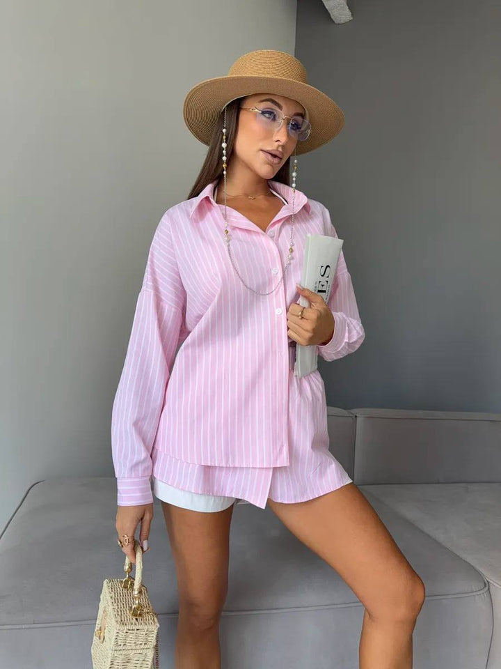 Pink cotton set “Muja”