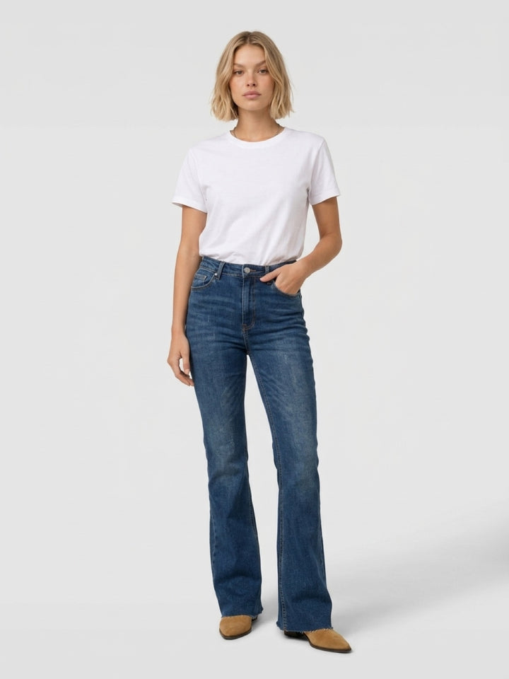 Blue flared jeans “Comfy”