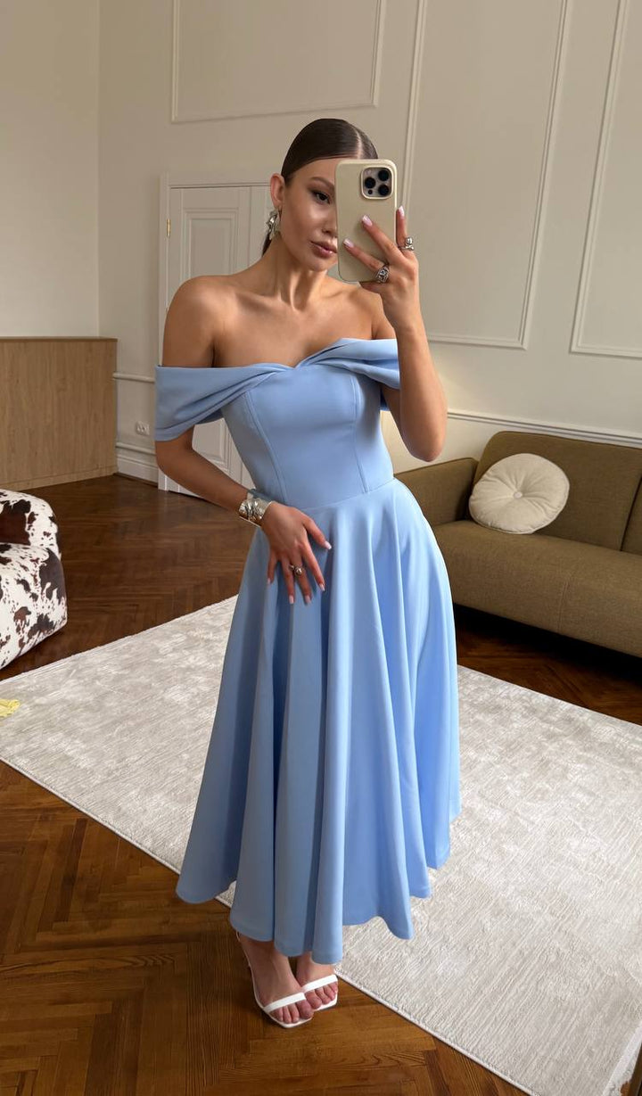 Blue dress “Domeja”