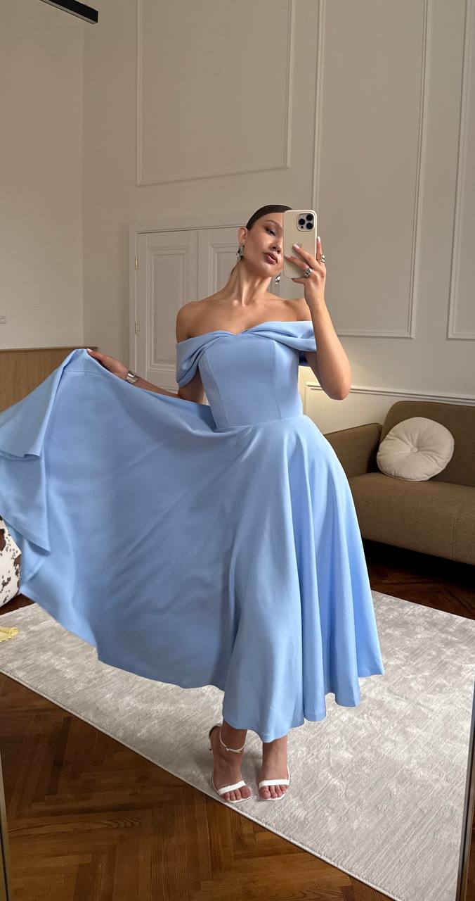 Blue dress “Domeja”