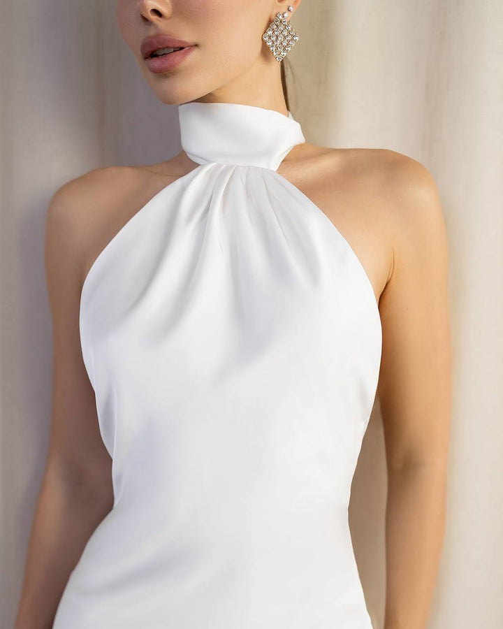 White maxi dress “Astina”