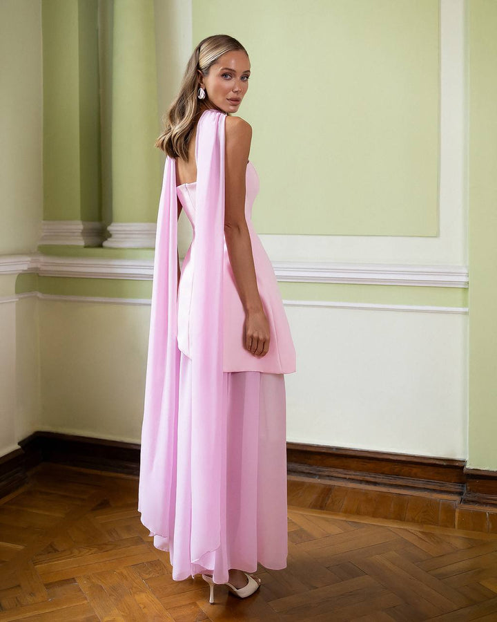 3 pieces set pink dress “Nitena”