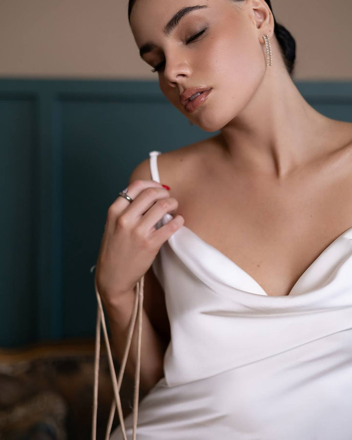 White color dress “Fatena”