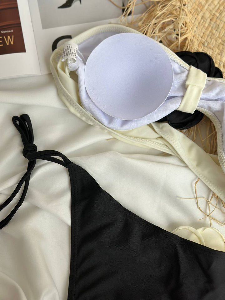 Black and white swimsuit “Fleda”