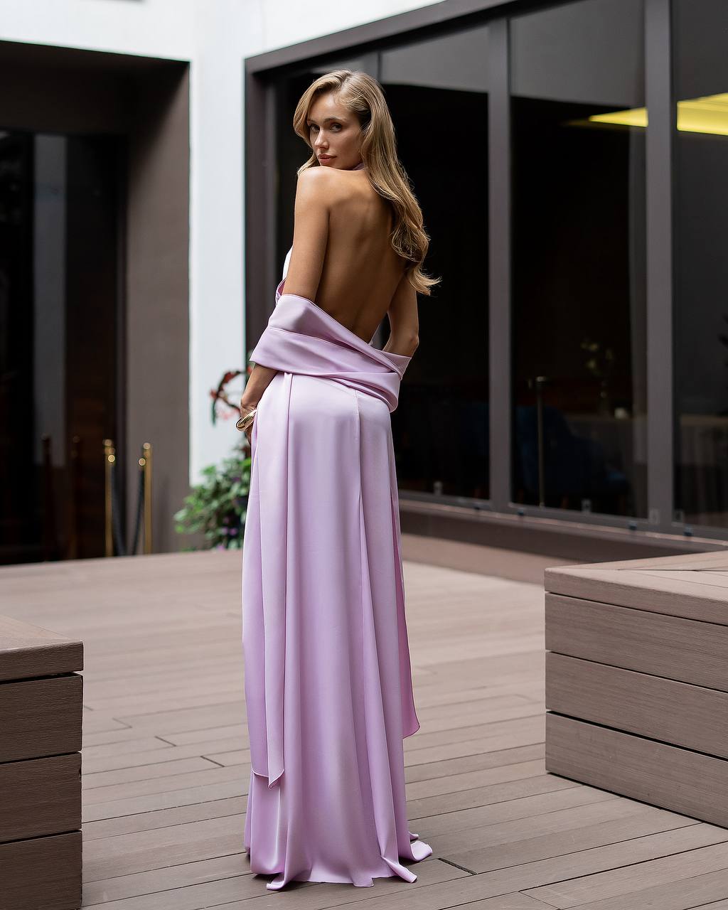 Pink maxi dress “Gija”