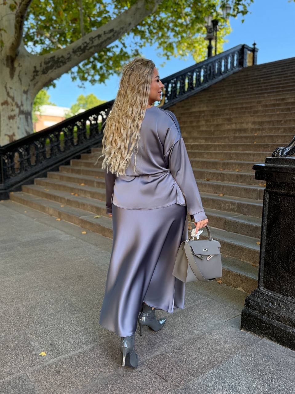 2 pieces purple set “Dalija”