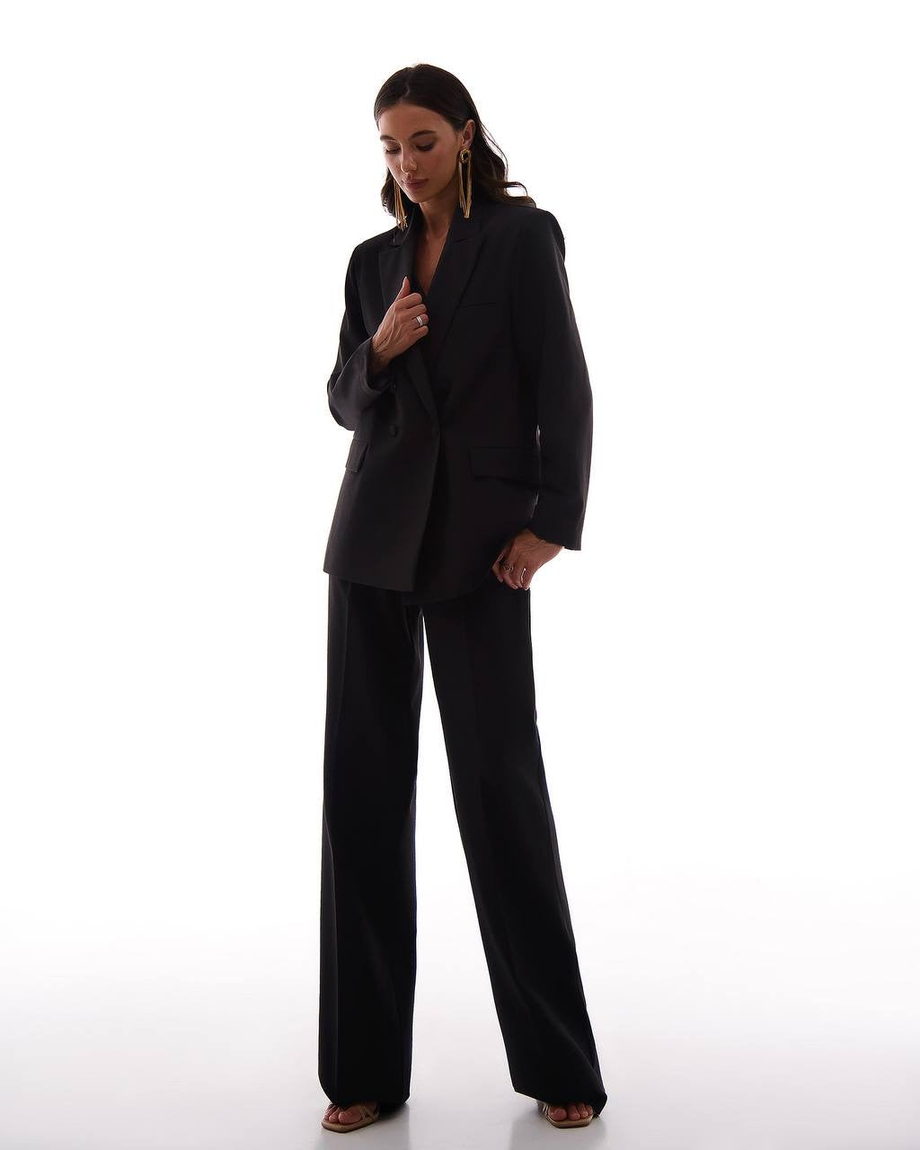 Black three piece suit "Ultra classy"