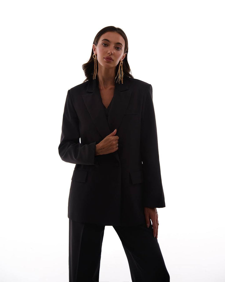 Black three piece suit "Ultra classy"