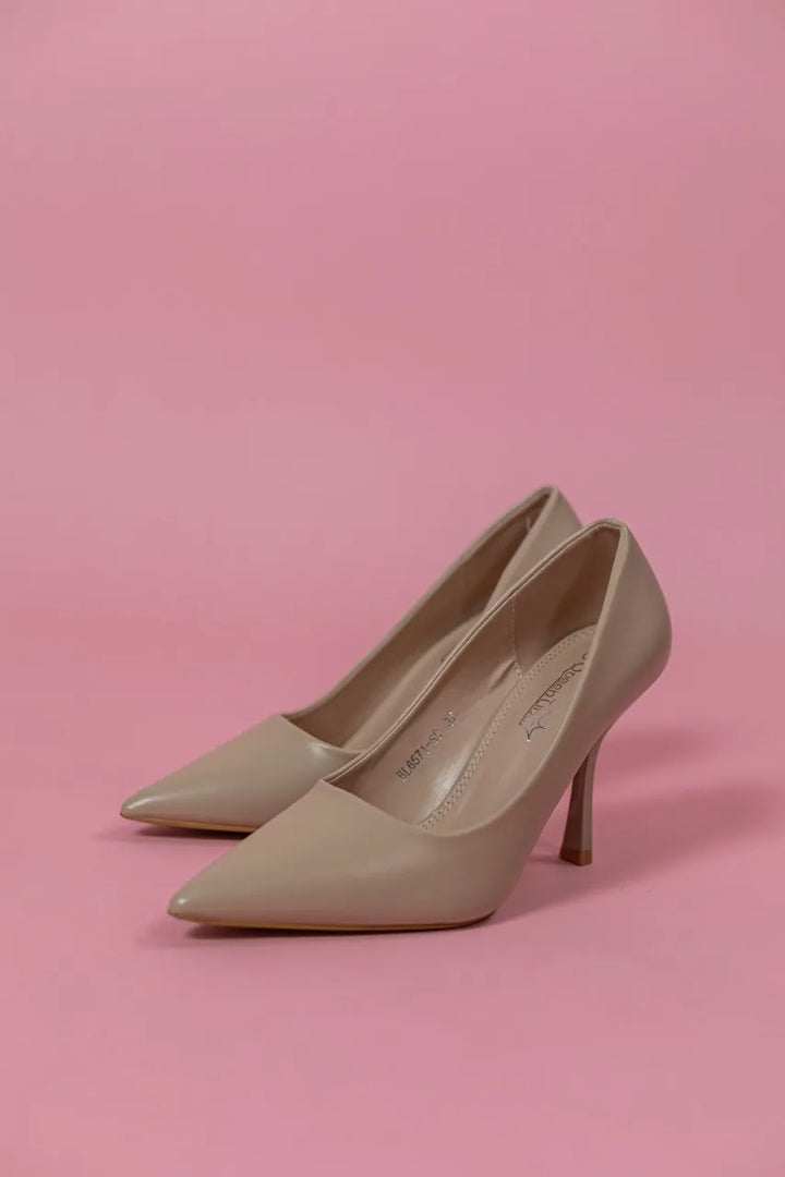 Classic high heels "Pointy nude"