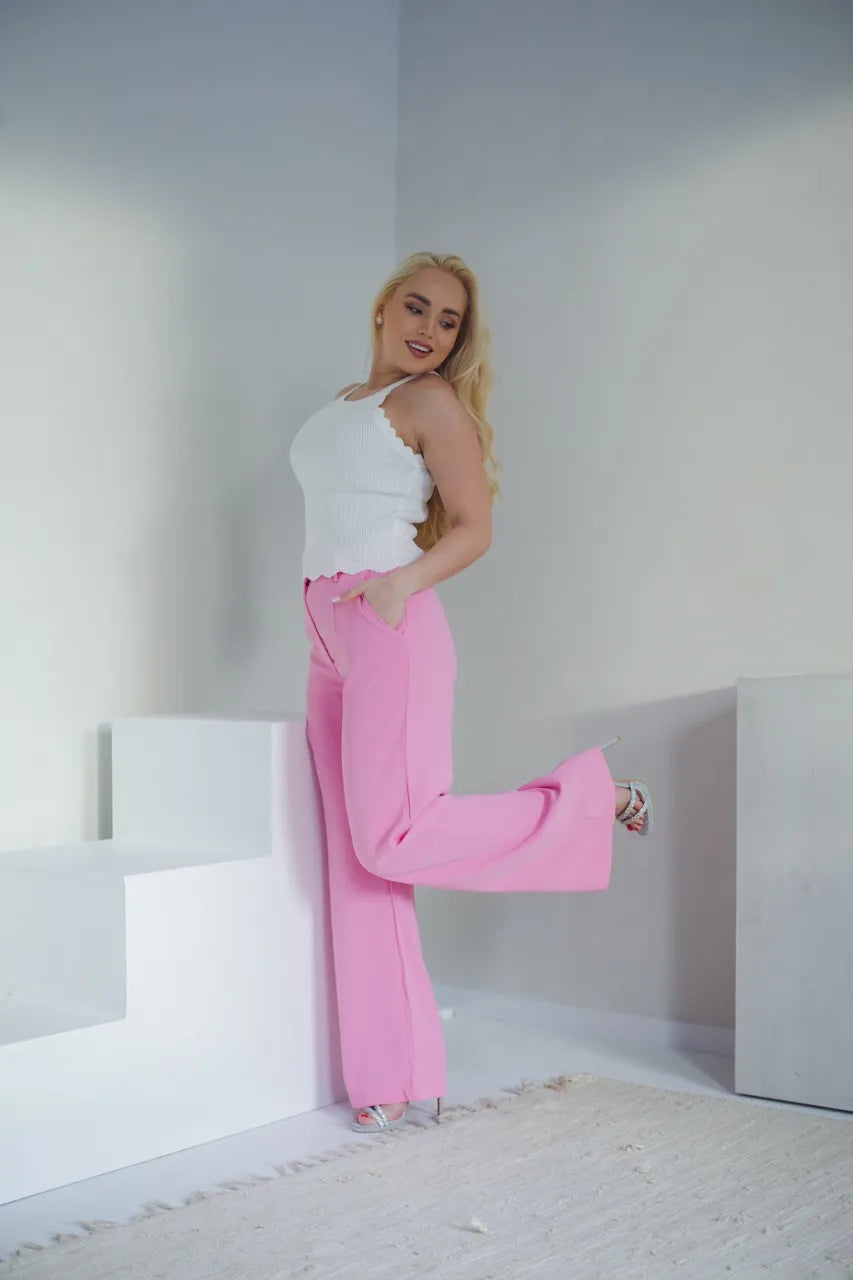 Pink trousers "So elegant"